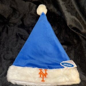 New York Mets Blue Santa Hat